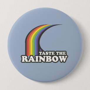 TASTE THE RAINBOW - .png 10 Cm Round Badge