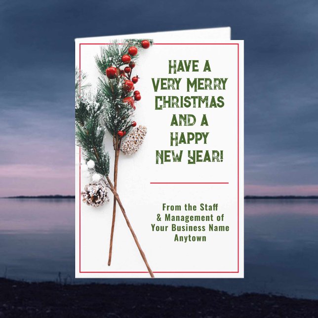 Tasteful and Stylish Company Christmas Card (Creator Uploaded)