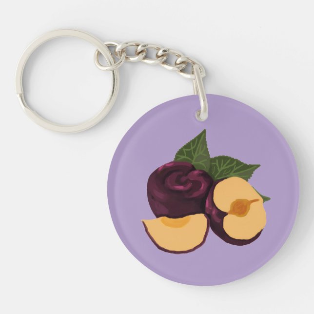 Tasteful Plums Key Ring (Front)