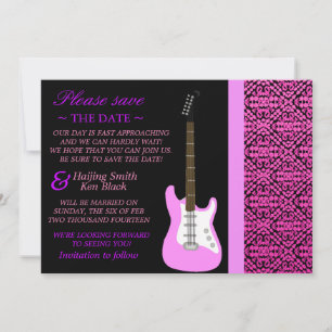 Tastefull Pink Save The Date
