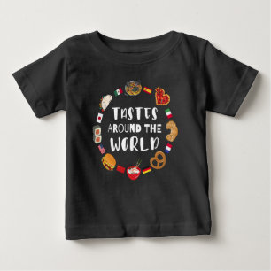 Tastes around the world baby T-Shirt