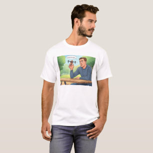 Tastes Like Chicken men white T-shirt