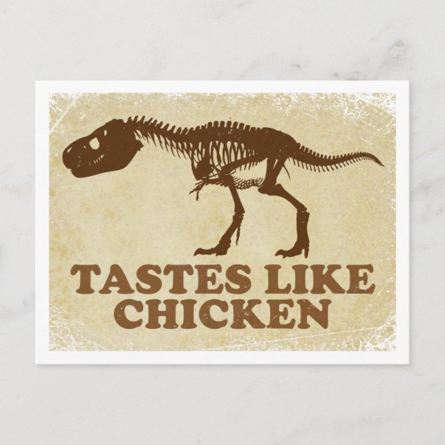 Tastes Like Chicken Postcard (Front)