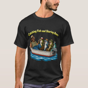 Tastes Like Freedom Bass Fishing Funny 4th of July T-Shirt