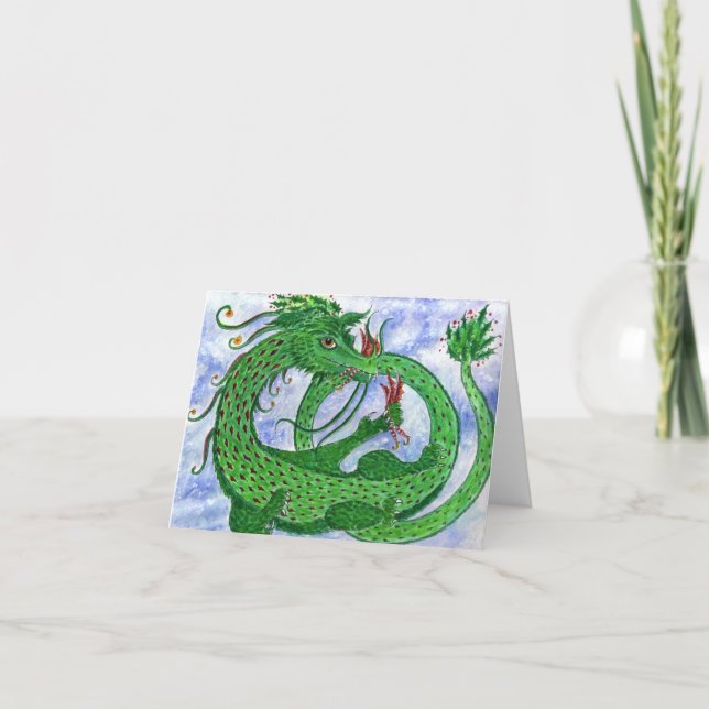 Tastes Like Peppermint Holiday Card (Front)