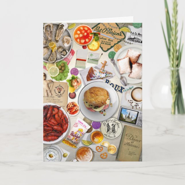 Tastes of New Orleans French Quarter Cuisine Card (Front)