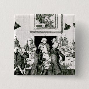 Tasting, 1780 15 cm square badge