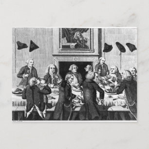 Tasting, 1782 postcard