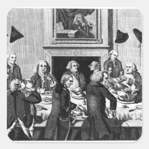 Tasting, 1782 square sticker