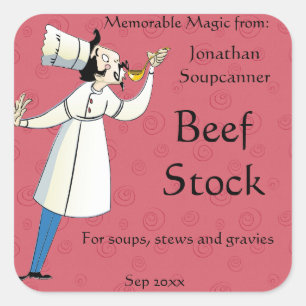 Tasting Chef Home Canning Food Label