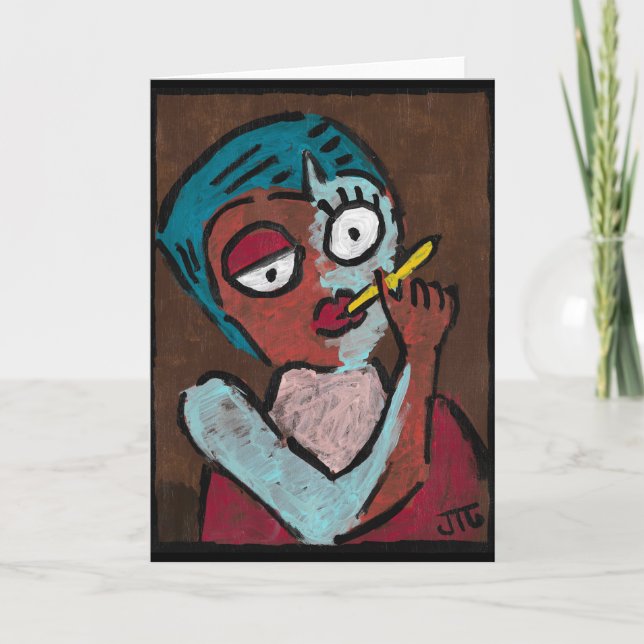 "Tasting The Present" Card (Front)