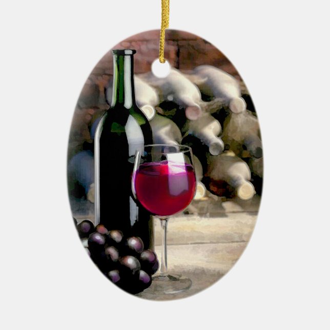 Tasting Time Ceramic Tree Decoration (Front)