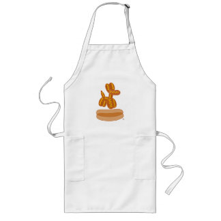 Tasty Balloon Hot Dog Funny Cartoon Long Apron
