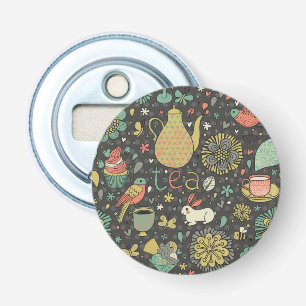 Tasty bright Tea Card Bottle Opener