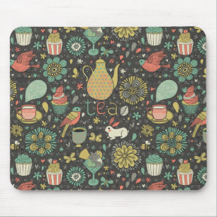 Tasty bright Tea Card Mouse Mat