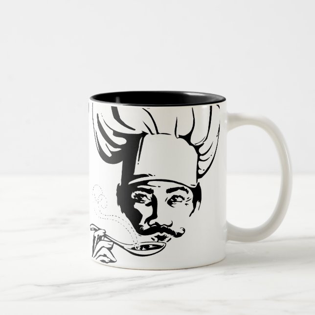 Tasty Chef Two-Tone Coffee Mug (Right)