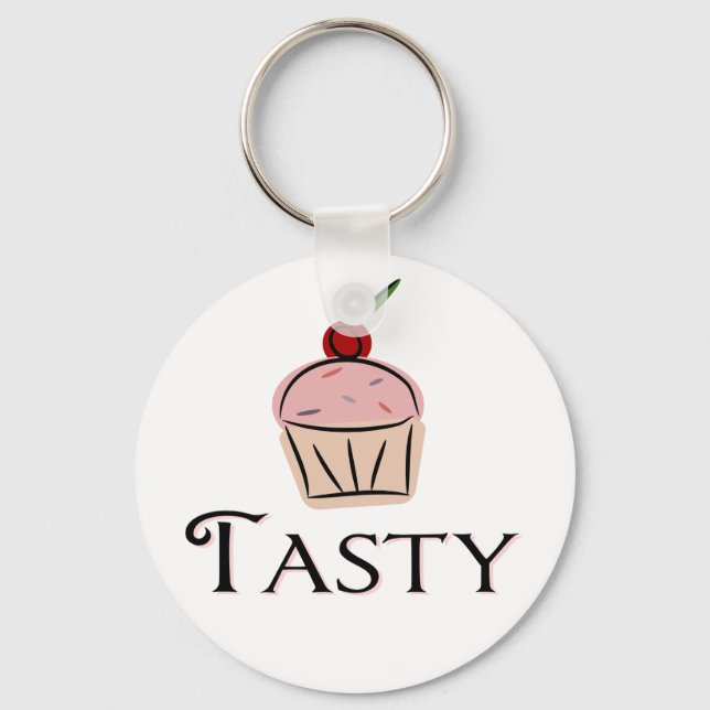 Tasty Cupcake Key Ring (Front)