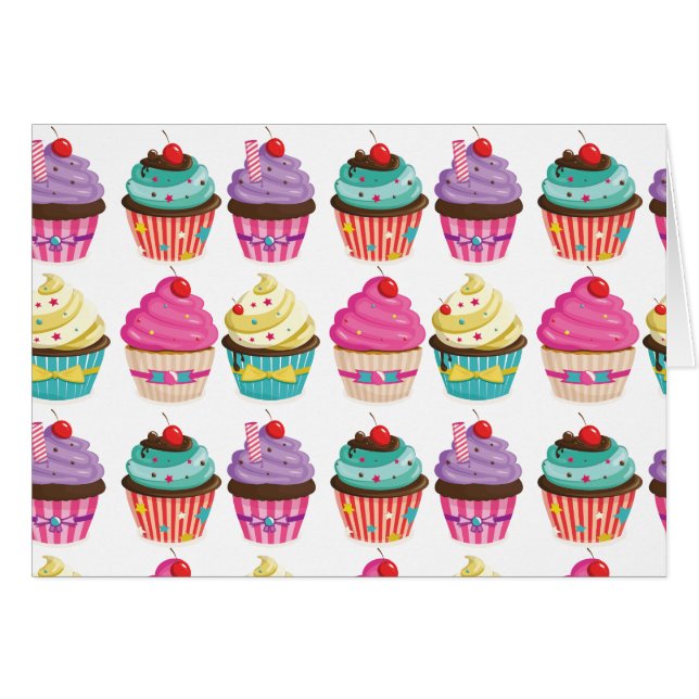 Tasty Cupcake Pattern (Front Horizontal)