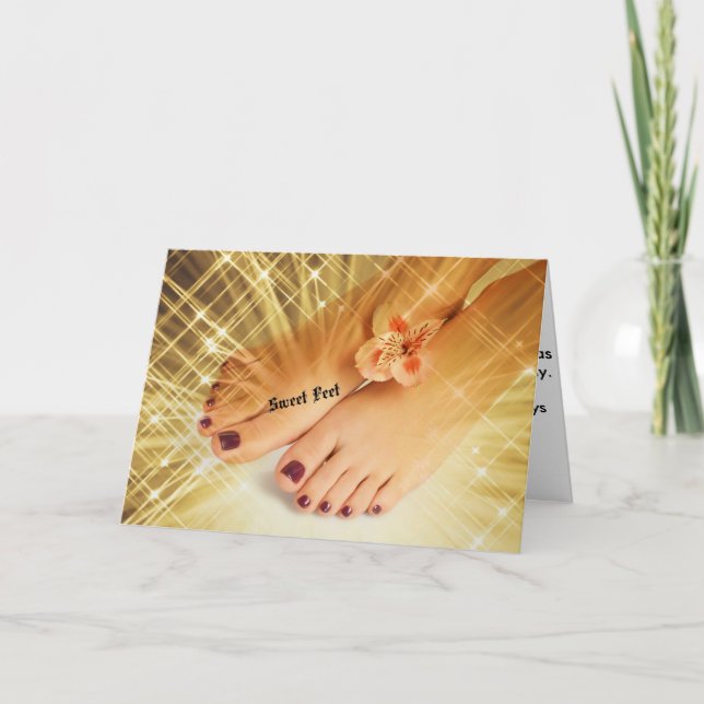 Tasty Feet Card (Front)