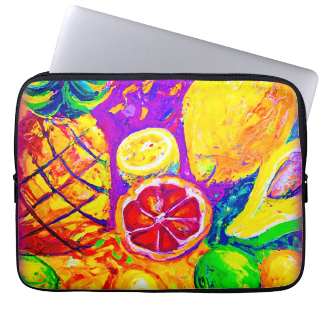 Tasty Fruits Painting. Buy Now Laptop Sleeve (Front)