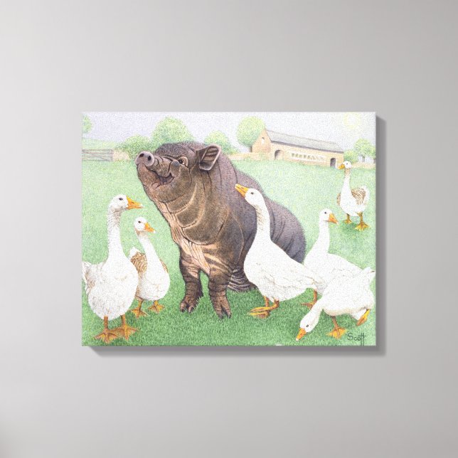 Tasty Morsel Canvas Print (Front)