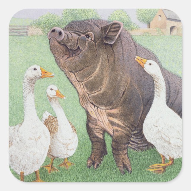 Tasty Morsel Square Sticker (Front)