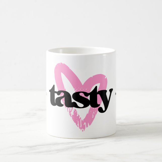 Tasty Pink Heart 2000s Mug (Center)