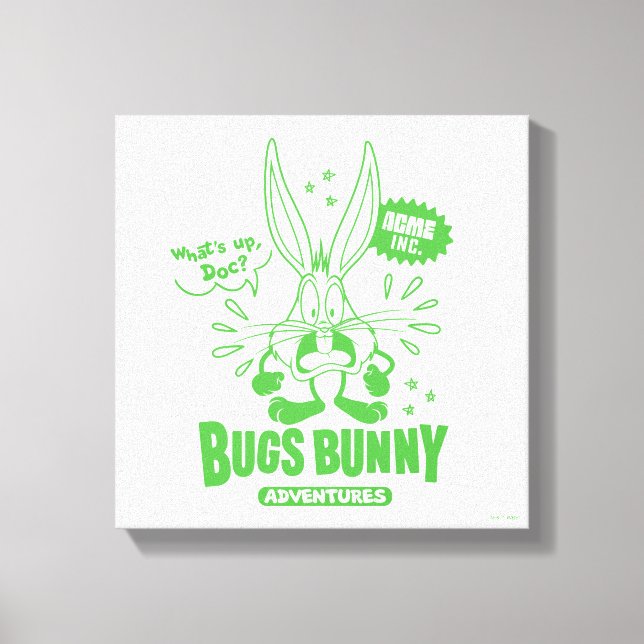 Tasty Retro BUGS BUNNY™ Canvas Print (Front)