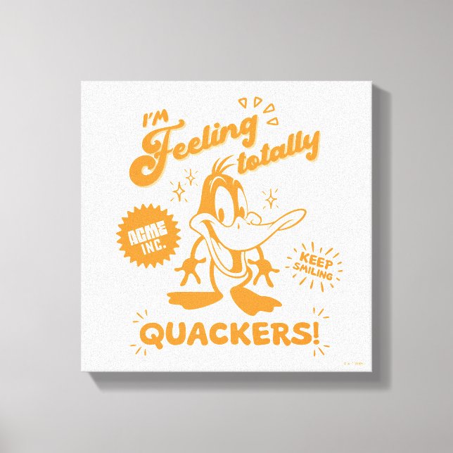 Tasty Retro DAFFY DUCK™ Canvas Print (Front)
