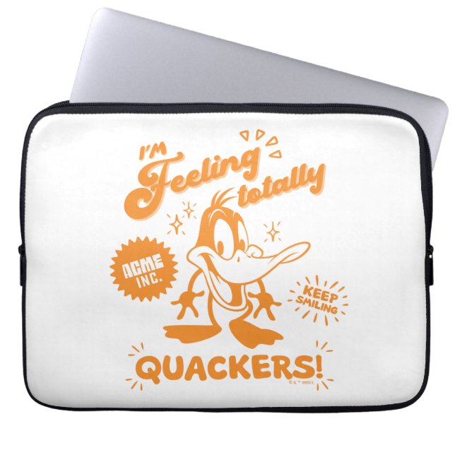 Tasty Retro DAFFY DUCK™ Laptop Sleeve (Front)