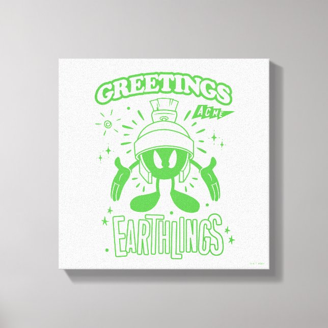 Tasty Retro MARVIN THE MARTIAN™ Canvas Print (Front)