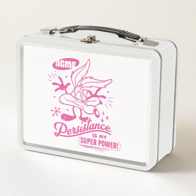 Tasty Retro WILE E. COYOTE™ Metal Lunch Box (Front)