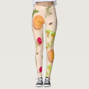 Tasty Salad on Your Leggings