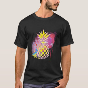 Tasty Summer Pineapple Colourful Classic Retro 80' T-Shirt