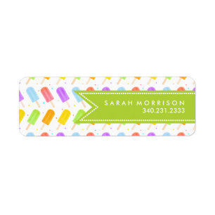 Tasty Summer Watercolour Popsicle Pattern