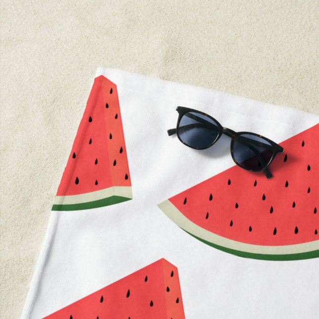 Tasty Watermelon - Sweet 3 Beach Towel (In Situ)