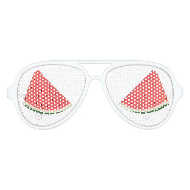 Tasty Watermelon - Sweet Aviator Sunglasses (Front)