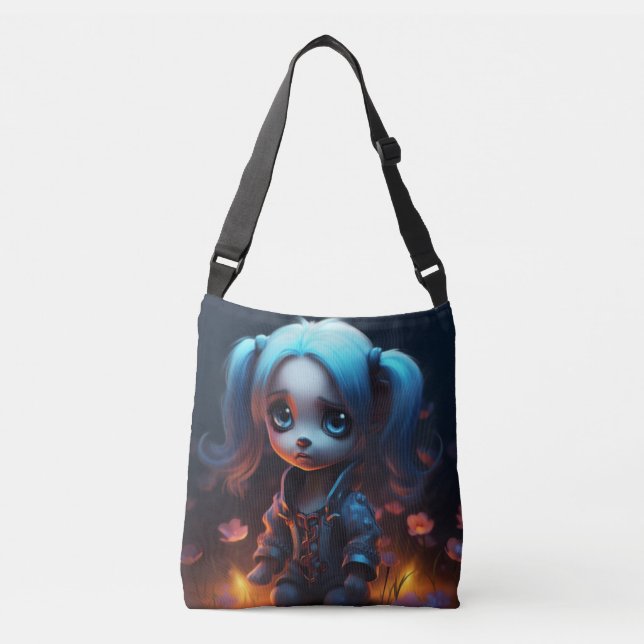 Tat Bag Little girl with beautiful hair (Front)