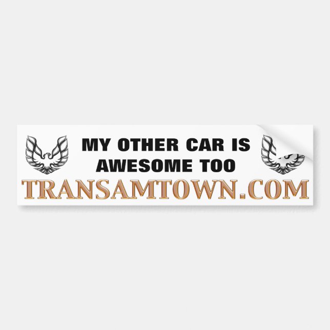 TAT - Bumper Sticker "Other Car Is Awesome Too" (Front)