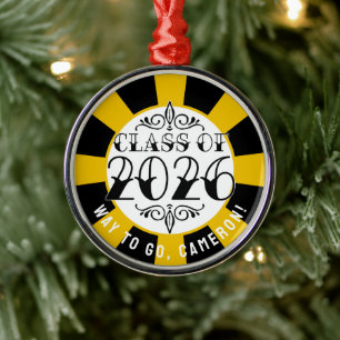 Tat Class of 2026 Graduation Metal Tree Decoration