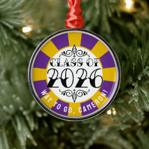 Tat Class of 2026 Graduation Metal Tree Decoration