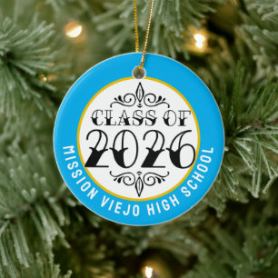 Tat Class of 2026 Photo Graduation Ceramic Tree Decoration