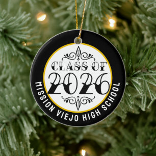 Tat Class of 2026 Photo Graduation Ceramic Tree Decoration