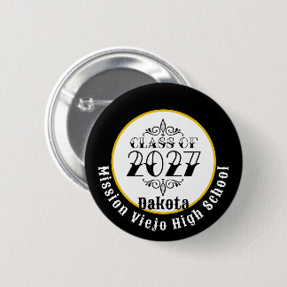 Tat Style Class of 2027 Graduation 6 Cm Round Badge
