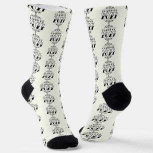 Tat-Style Class of 2027 Graduation Socks