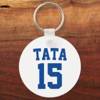 Tata Serbian Croatian Dad Blue Sport Jersey Number