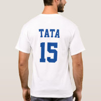 Tata Serbian Dad Blue Jersey Number 15