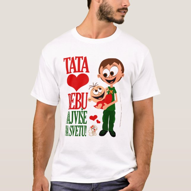 Tata Voli Bebu - Bela 2 T-Shirt (Front)