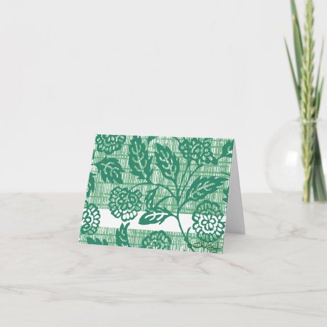 Tatami Cloth Pattern Note Cards (Front)