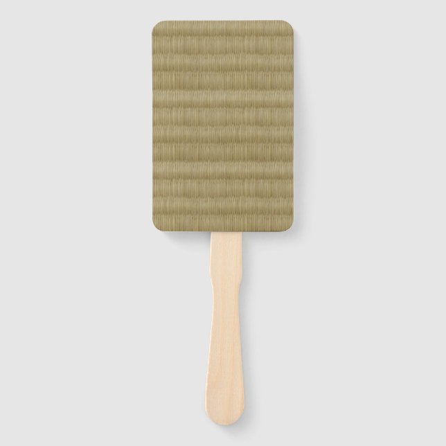 Tatami Mat 畳 2 Hand Fan (Front)